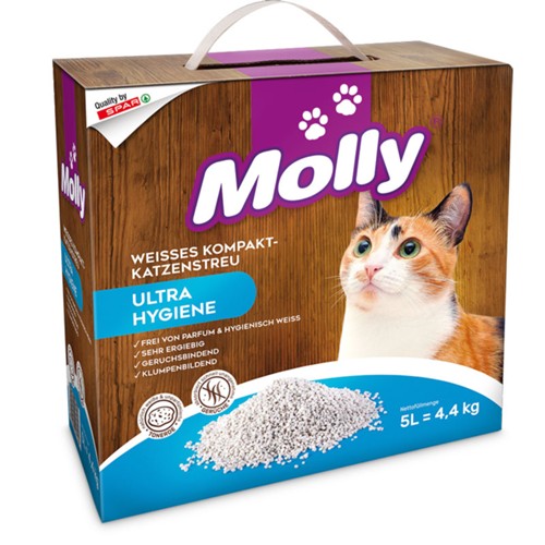Molly Kompakt Ultra Hygiene Streu 4.4 kg