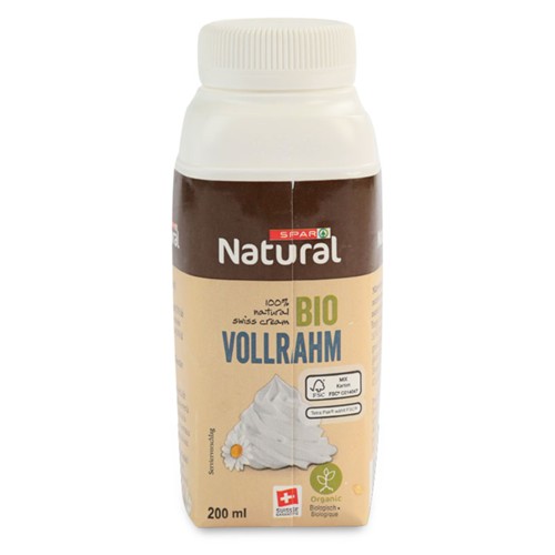 SPAR Natural Bio Rahm Past 0,2l