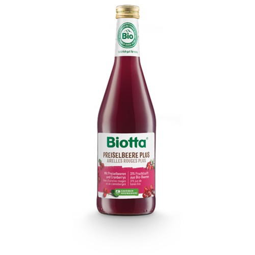 Biotta Preiselbeer Plus 0,5l