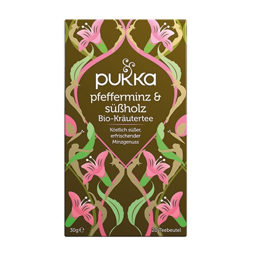 Pukka Bio Pfefferminz & Suessholz 20 Bt