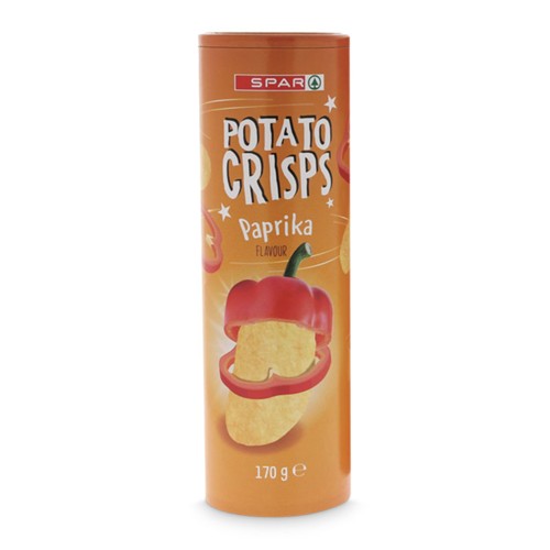 SPAR Potato Crisps Paprika 170g