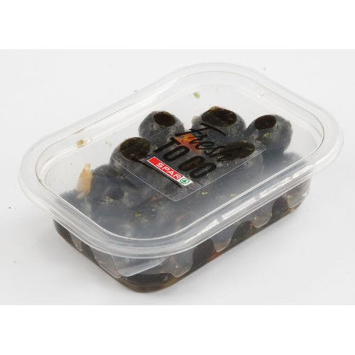 Schwarze Oliven entsteint 90g