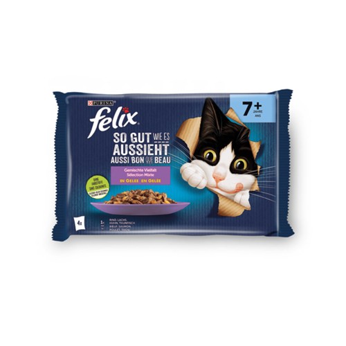 Felix Agailgelee Senior 7+ Rind 4x85g