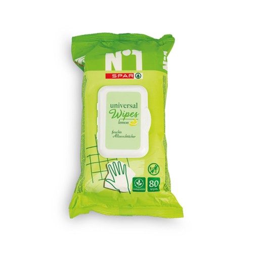 SPAR No.1 Univer. Tuecher Zitrone 80 Stk