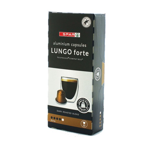 SPAR Kaffeekapseln Lungo Forte 10 Er