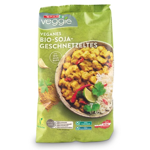 SPAR Veggie Bio Sojageschnetzeltes 150g