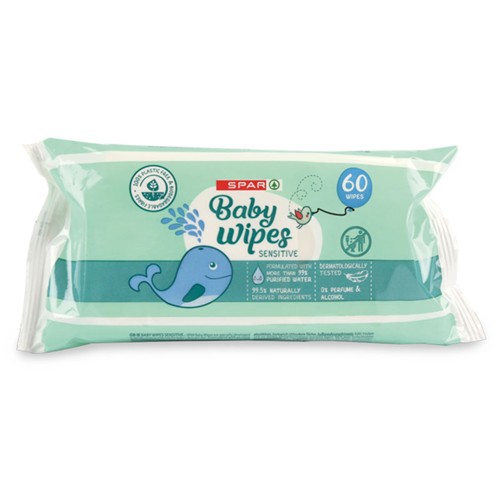 SPAR Babyfeuchttücher Sensitive 60 Stk.