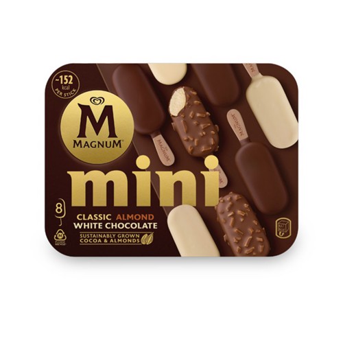 Magnum Mini Mix Almond White 8x55g