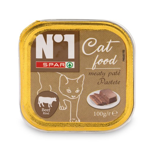 SPAR No.1 Katzennahrung mit Rind 100g