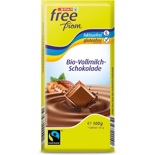 SPAR Free From Bio Milch Schoko 100g