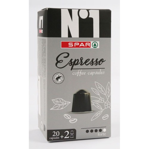 SPAR No.1 Kaffeekapseln Espresso 22 Kap.