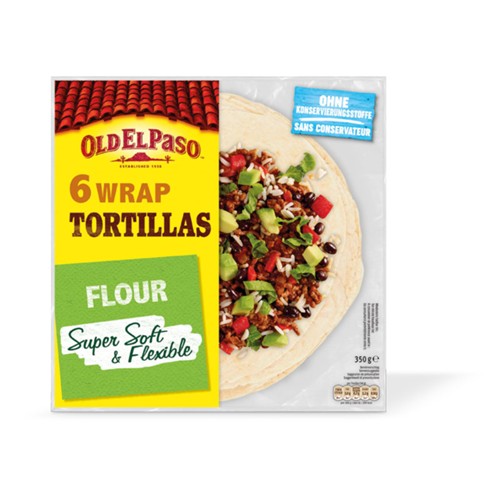 Old El Paso Weiderindap Tortillas 350g