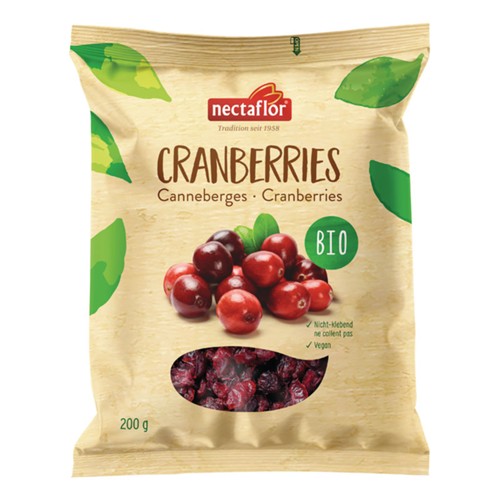 Nectaflor Bio Cranberries 200g