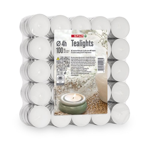 SPAR Teelichter 4H 100 Stk