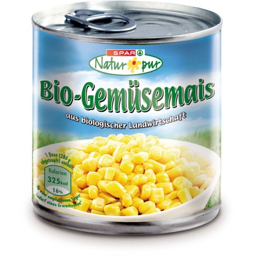 SPAR Natur Pur Bio Gemüse Mais 300g