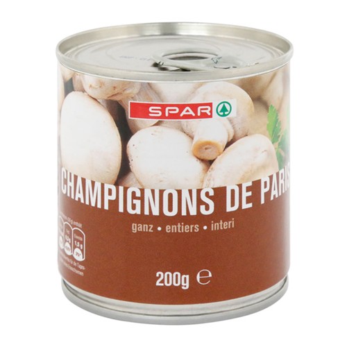 SPAR Champignons ganz 115g