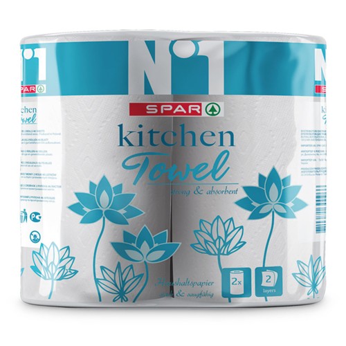 SPAR No.1 Haushaltspapier 2-Lg 2x46 Bl