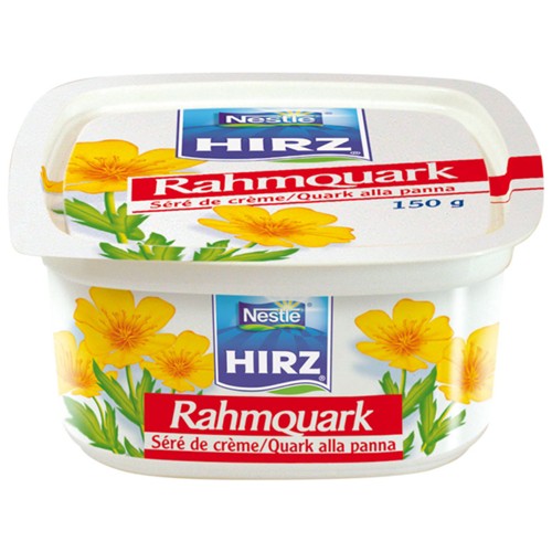 Hirz Rahmquark Becher 150g