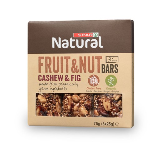 SPAR Natural Bio Riegel Nuss Cashew 75g