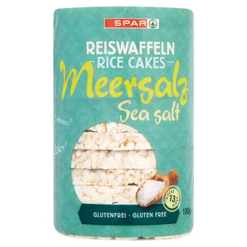 SPAR Reiswaffeln Mit Meersalz 100g