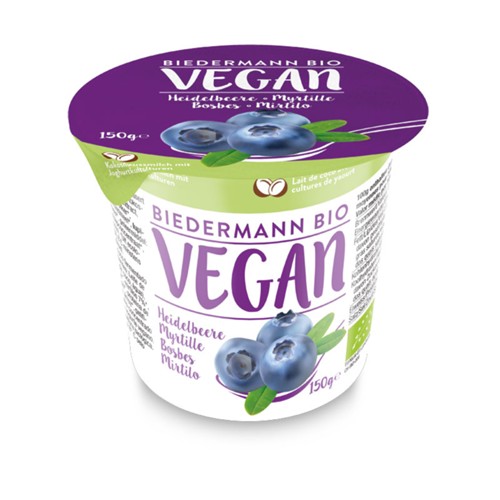 Biedermann Bio Vegan Kokos Heidelbeeren 150g