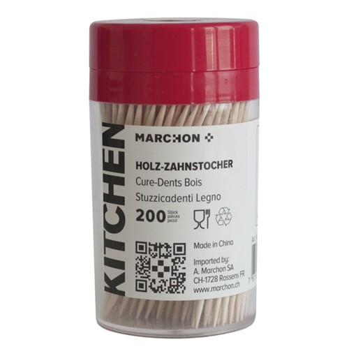 Zahnstocher Holz Dose 190 Stk