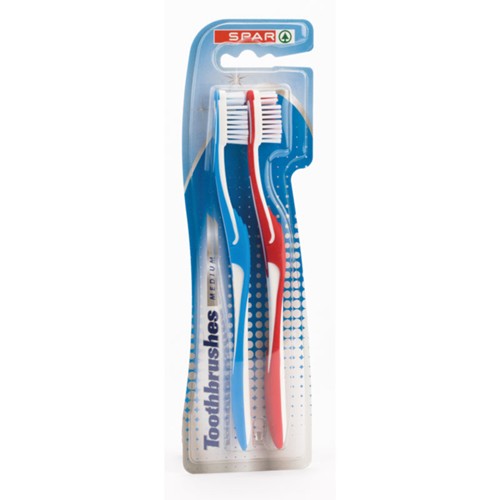 SPAR Zahnbuerste Medium 2 Stk