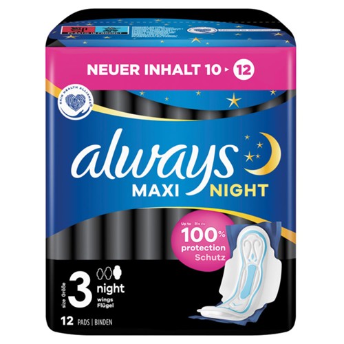 Always Binden Maxi Night Plus 12 Stk