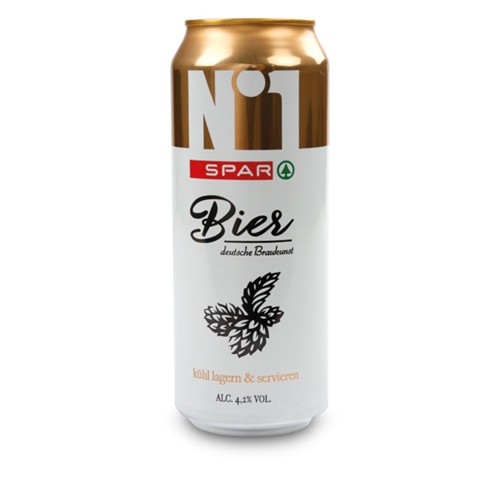 SPAR No.1  Lager Bier 0,5l