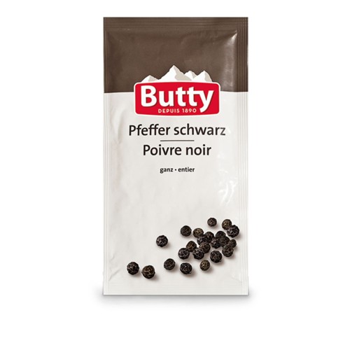 Butty Pfeffer Schwarz ganz 17gr