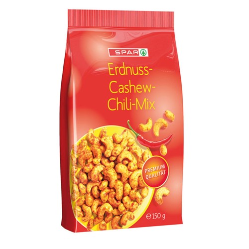 SPAR Erdnuss-Cashews-Chili-Mix 150g