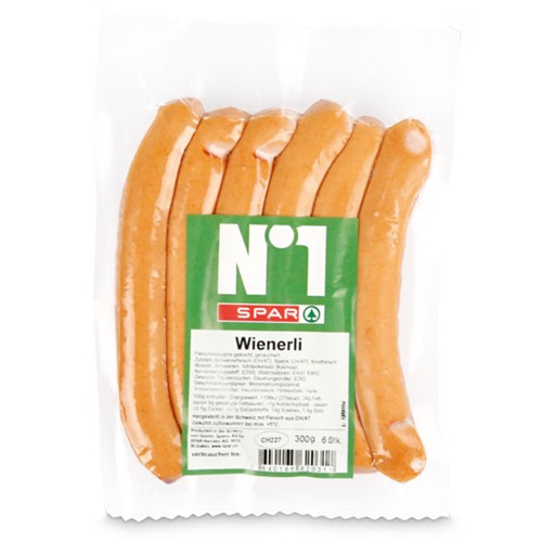 SPAR No.1  Wienerli 6x50g