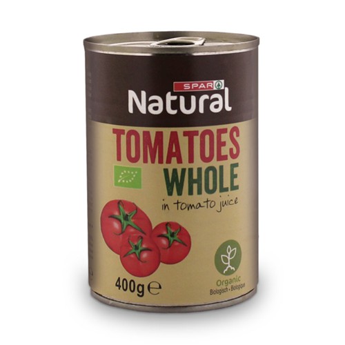 SPAR Natural Bio Tomaten geschält 400g