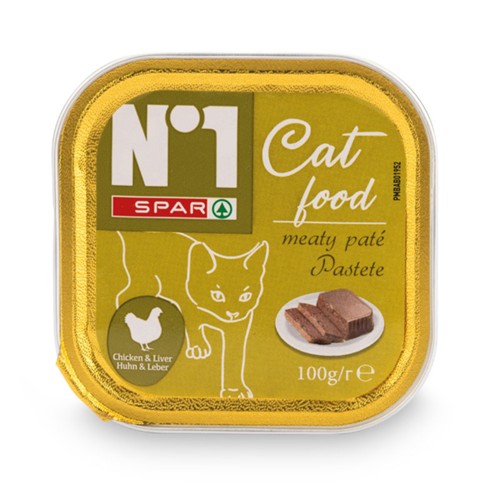 SPAR No.1 Katzennahrung mit Huhn 100g