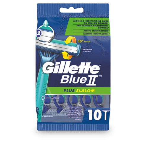 Gillette Blue Einweg Plus Slalom 10 Stk