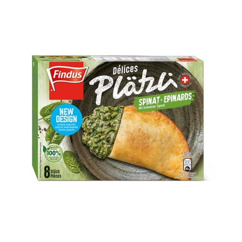Findus Plaetzli Spinat 480g