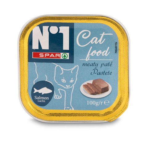 SPAR No.1 Katzennahrung mit Lachs 100g