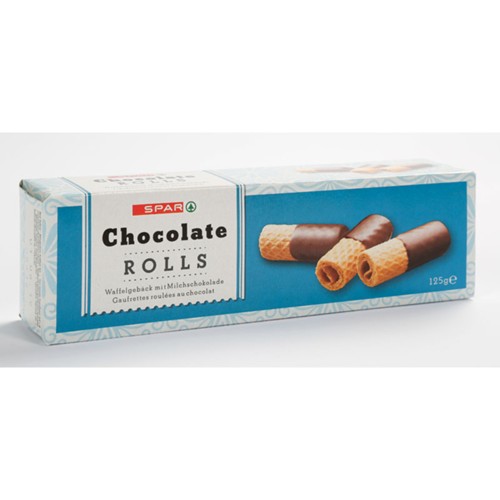 SPAR Chocolate Rolls 125g