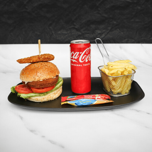 Burger chicken crispy
