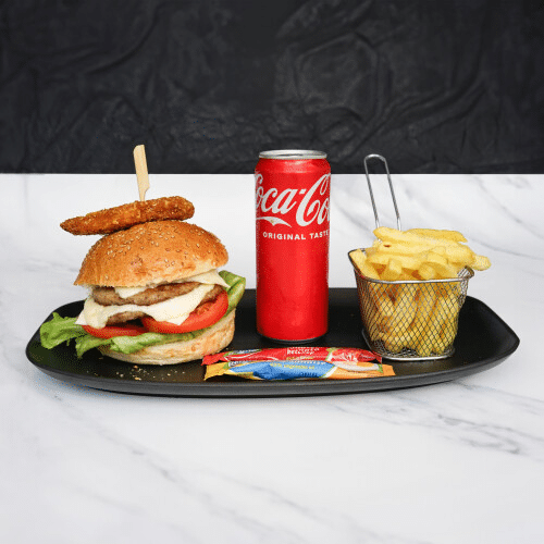 Double burger oeuf (160g)