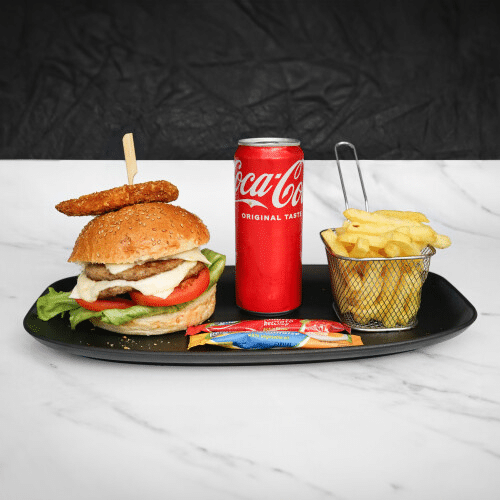 Double cheeseburger (160g)