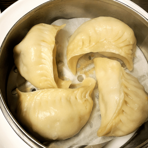 04. Kau-Tsi raviolis au porc vapeur (4 pièces)