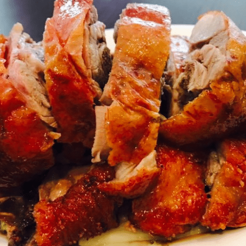 Canard laqué cantonais (avec os)