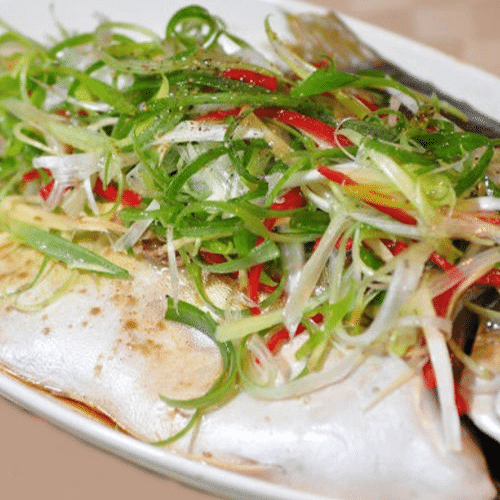 Poisson Pomfret à la vapeur