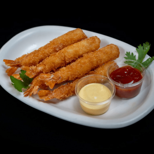 Breaded prawns