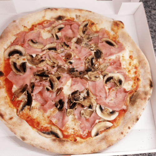 Pizza Prosciutto e Funghi