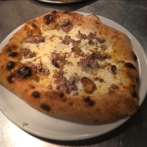Pizza Bianca Norcina Combo Menü