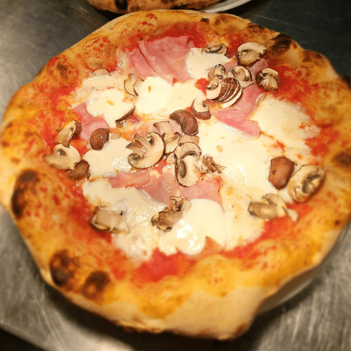 Pizza Prosciutto e funghi