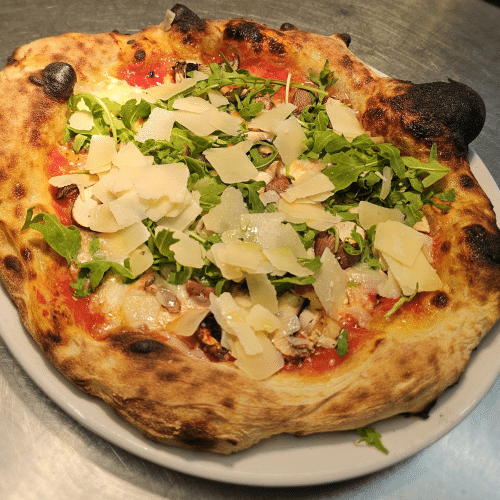 Pizza Rosse Romagnola Combo Menü