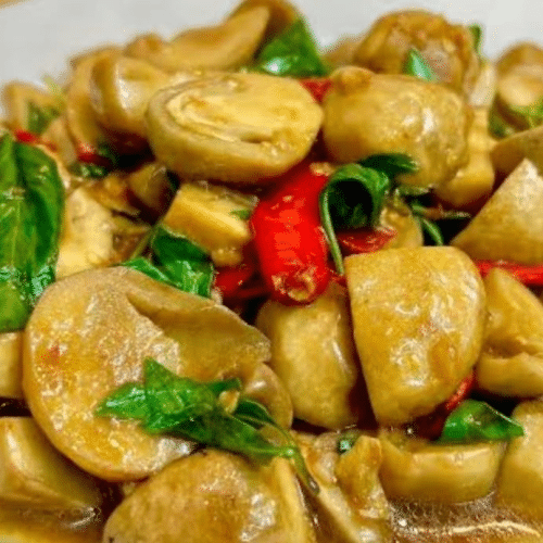 Légume sauté basilic thaï (piquant)